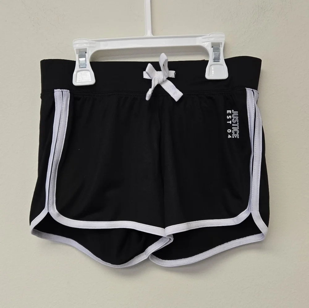 Justice Everyday Faves Dolphin Shorts Black S ( 7 / 8 )